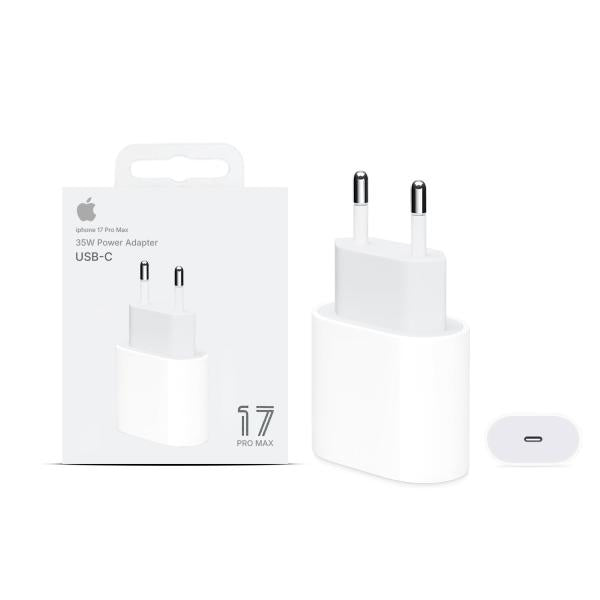 Iphone 17 Pro Max 35w (original Watt) Eu Pin Usb-c Power Adapter