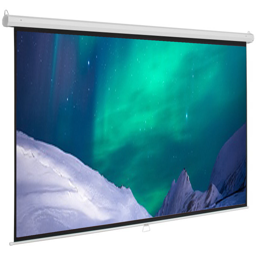 Projector Screen 120 Inch Manual 6x8 Feet 4:3mw Speed-x (fine Quality)