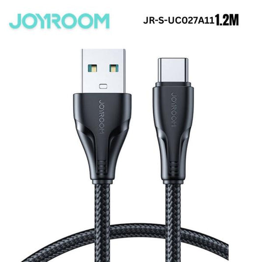 Joyroom S-a11 Surpass Series 3a Usb-a To Type-c Fast Charging Data Cable 1.2m-black