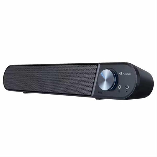 Kisonli I-580 Plus Home Theater Usb Soundbar Speaker System With Headset And Microphone Jack