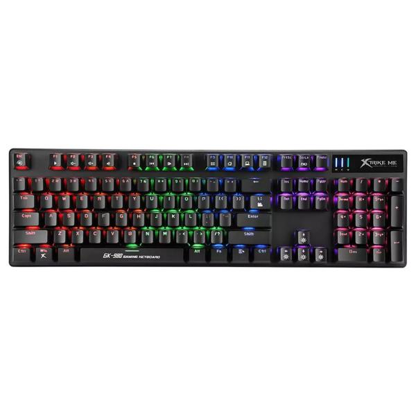 Xtrike Me Gk-980 En Wired Mechanical 104-key Rainbow Backlighting Keyboard
