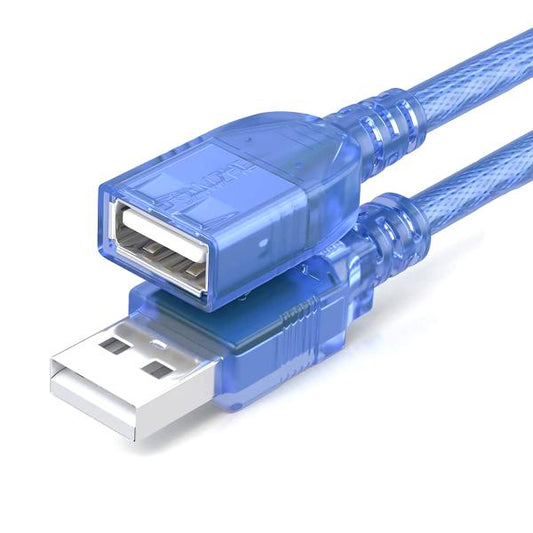 Usb Extension Male To Female 2.0 Crystal (imported Cable) 3m