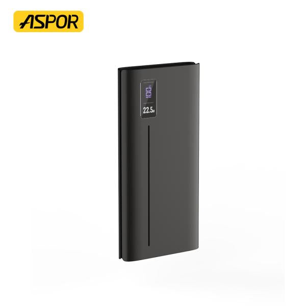 Aspor A335 Power Bank 10000mah 22.5w Pd+qc 3.0  With Lcd Digital Display