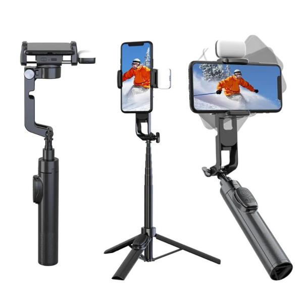 A8s Gimbal Stabilizer Tripod 360 Degree Rotation Stable Photography