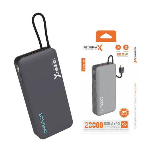 Speedx Sp-s285 22.5w 20000mah Super Fast Charging Power Bank