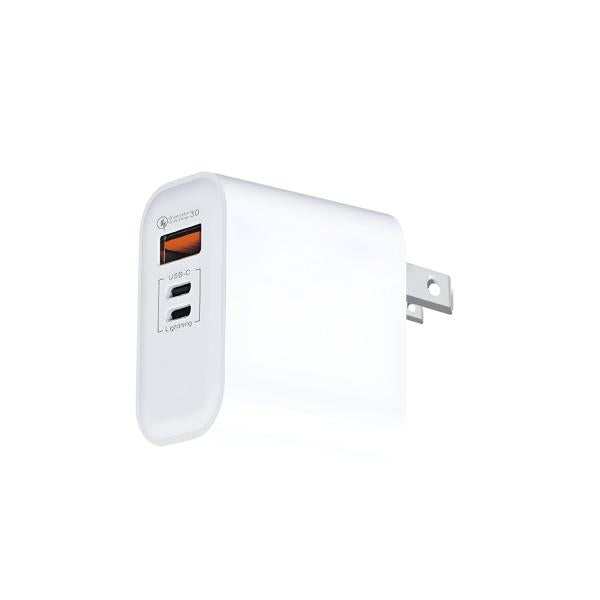 Iphone 16 Pro Max 50w Power Adapter With 3 Ports ( Usb-a Usb-c Or Lightning )