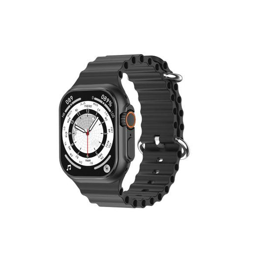Ultra V2 New Fashion 2.2 Large Screen With 4 Straps Smart Watch With Wearfit Pro App Black