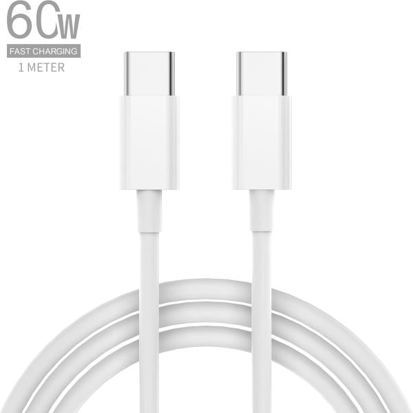 Iphone Pd 60w With Out Packing Fast Charging Type-c To C Cable For Iphone 15 Pro Max (1m)