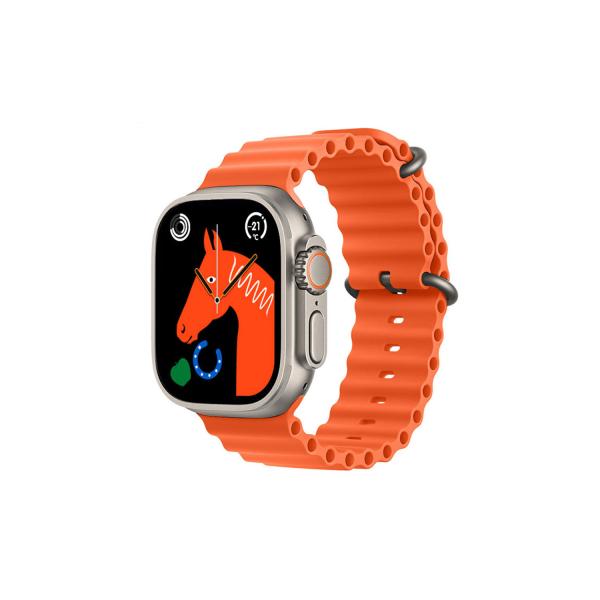 X8 Ultra Smartwatch 49mm With Bluetooth Calling With Wearfit Pro App Orange
