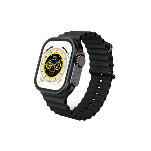 2.2 Inch X8 Ultra Max With Compass Smart Watch Series 8 Nfc Always-on Display & Wireless Charging With Wearfit Pro App Black