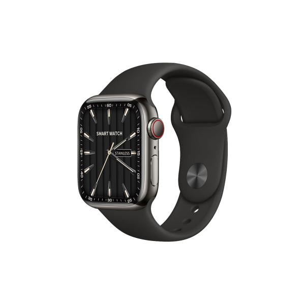 Watch 9 Max Series 9 Smartwatch (2.19 Inch Ips) 22mm Strap With Laxasfit App Black