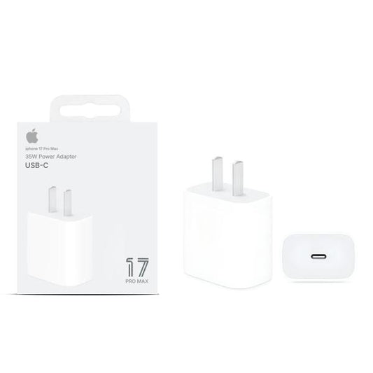 Iphone 17 Pro Max 35w (original Watt) Us Pin Usb-c Power Adapter