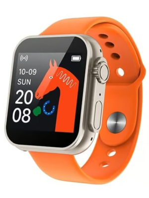 D20 Ultra Smart Watch Heart Rate Blood Pressure Oxygen Reloj Intelligent Smart Bracelet Orange