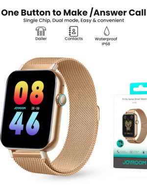 Joyroom-Ft5 Pro Fit-Life Series Smart Watch (Answer/Make Call)-Roze Gold