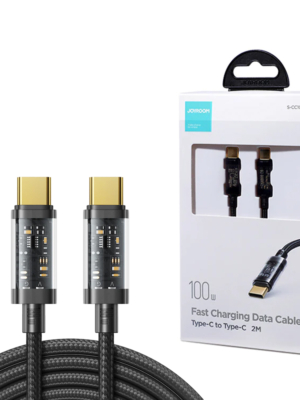 Joyroom S-Cc100a12 Type-C To Tpye-C 100w Data Cable 1.2m Black