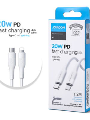 Joyroom S-1224m3 Type-C To Lightning Fast Charging Cable 1.2m White