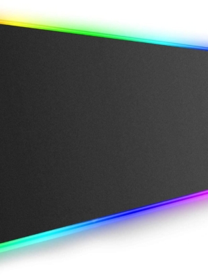 Rgb Gaming Mouse Pad Large (800Ã—300Ã—4mm) Led Mousepad With Non-Slip Rubber Base Soft Pad